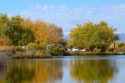 St. Vrain State Park in autumn